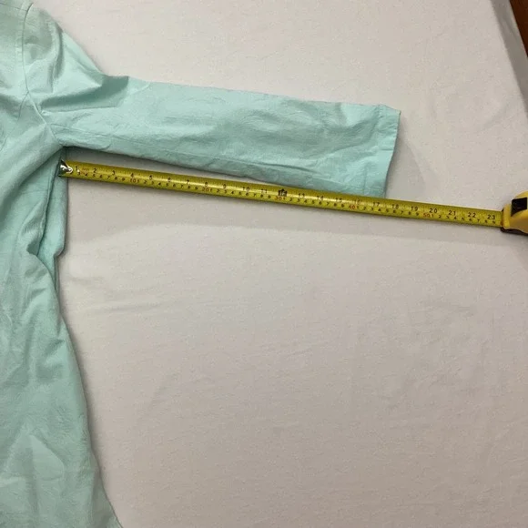 Apostrophe Stretch Light Aqua Textured Button Front Coat Womens Size 2 - Picture 4 of 10